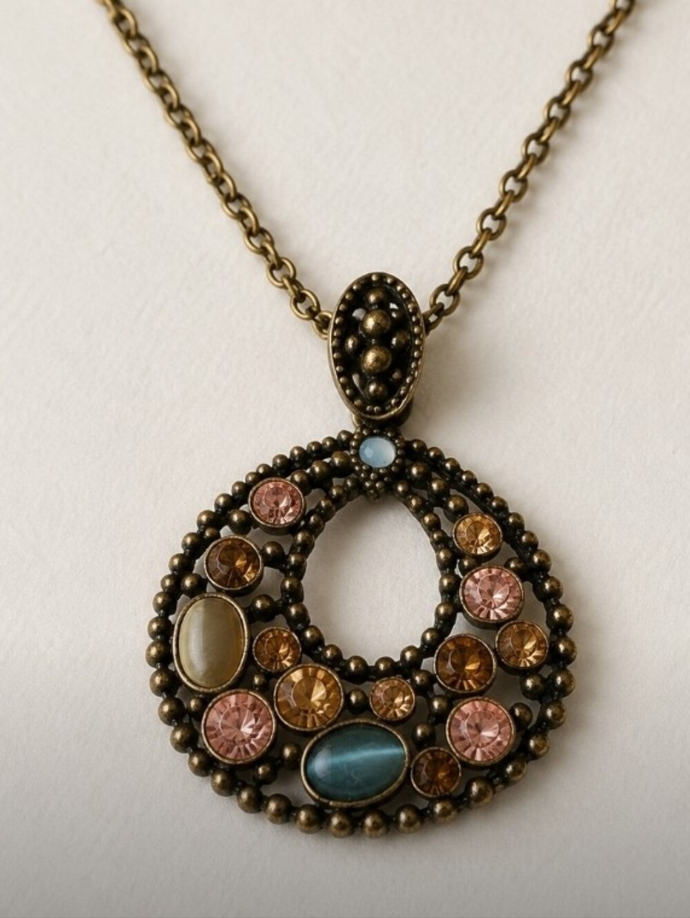 Lia Sohphia  Retired "INTO THE SUNSET" Pendant.